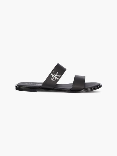 Calvin Klein Cipők HU194015 | Calvin Klein Bőr Női Szandál Fekete